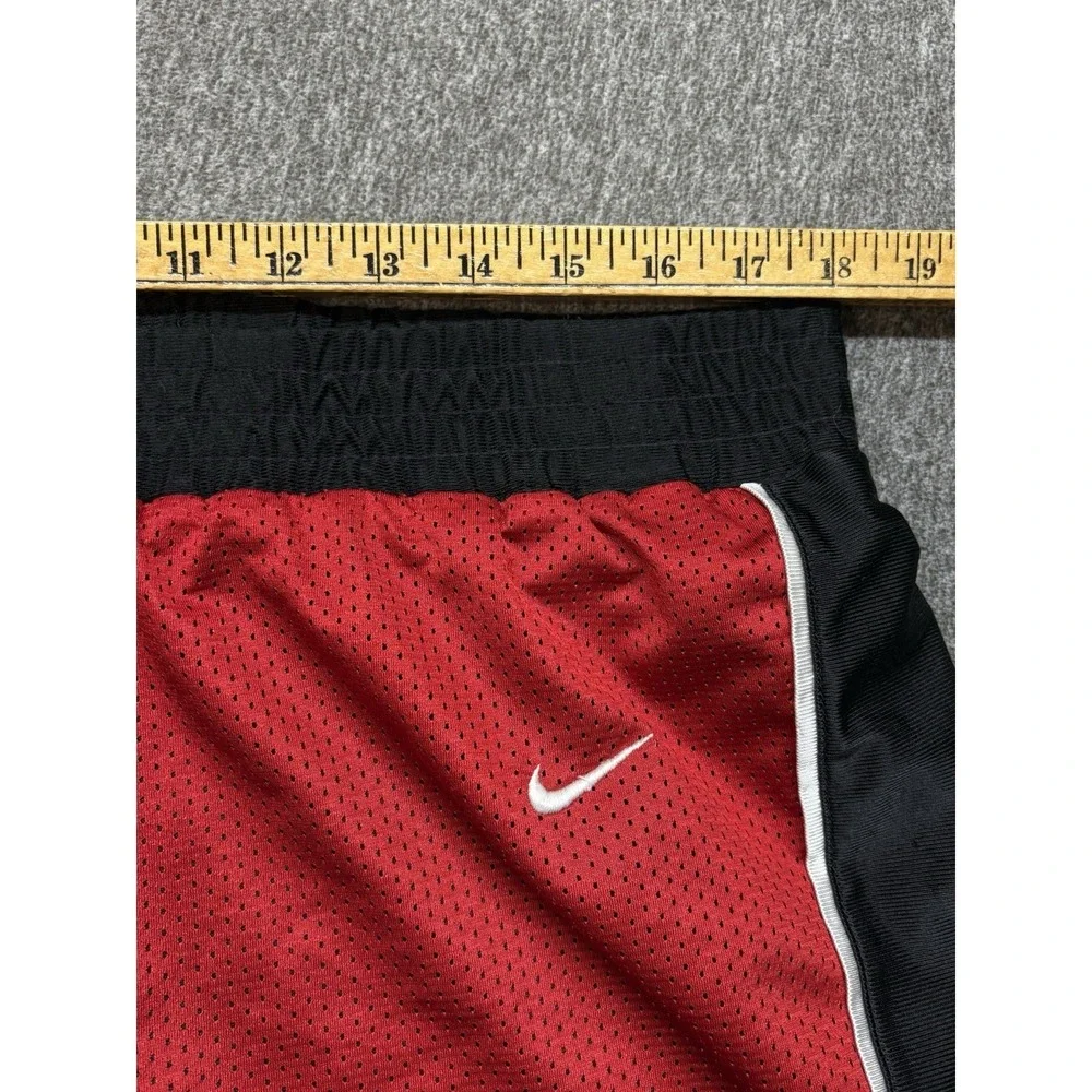 Vintage Nike Reversible Basketball Shorts Mens L NBA Portland Blazers Dazzle Y2K